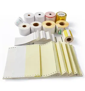 48-55g 3-परतों एनसीआर Carbonless कागज सीबी/CFB/CF कागज में रोल/शीट कंप्यूटर रूपों