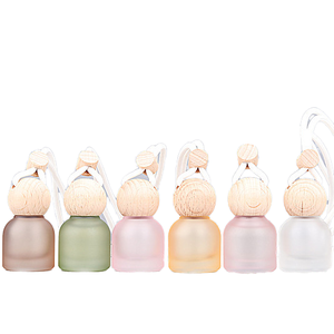 10ml <b>Small</b> Capacity Car Aromatherapy Diffuser Glass <b>Bottles</b> Air Freshener Empty Hanging Perfume Screen Printed Glass <b>Bottle</b>/ - Product Image 1