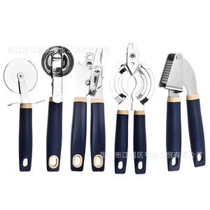 Abridor de latas multifunción de acero inoxidable Yangjiang, utensilio de cocina con mango, tamaño de 23 cm y 25,7 cm - Product Image 3