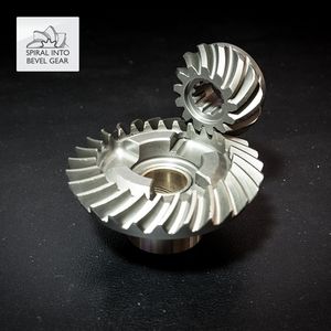 Petit engrenage conique en spirale pour l'OEM ISO9001 de moulage d'acier de précision de machine de presse à huile certifié - Product Image 5