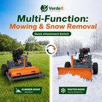 Broyeur à fléaux robuste 15 CV pour véhicule utilitaire tout-terrain 1450 mm – Tondeuse professionnelle pour la gestion de la végétation des pâturages et vergers