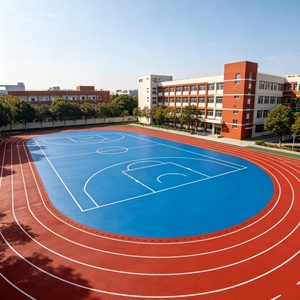 Revêtement de sol pour terrain de sport miniature de qualité professionnelle garantie, pour pickleball et basketball en extérieur, dalles de terrain de sport - Product Image 3