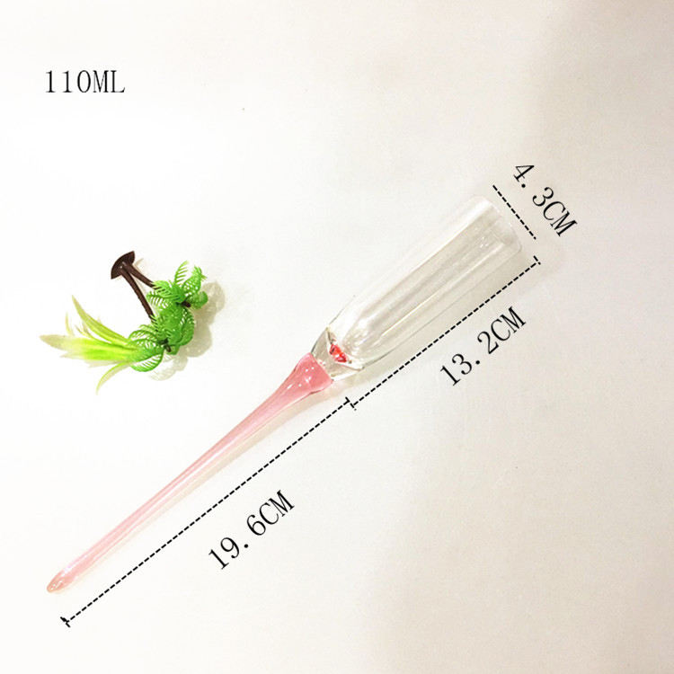 110ml Pink Long Stem Beach Champagne Flute