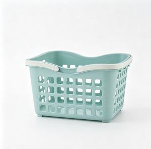 <span class=keywords><strong>Panier</strong></span> de rangement portable en <span class=keywords><strong>plastique</strong></span> ajouré, organisateur de <span class=keywords><strong>linge</strong></span> <span class=keywords><strong>à</strong></span> main pour salle de bain, chambre, cuisine, et rangement de vêtements et articles divers - Product Image 5
