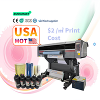 Imprimante DTF UV rouleau à rouleau format A2 de 60 cm, film de transfert à froid, imprimante de stickers, traceur avec laminateur, têtes 3200 Xp600
