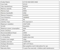 Hot Sale GeForce GT730 Graphics Card 4gb HD Video Game Card for Desktop Computer Video Graphics Card GPU in Stock Wholesale