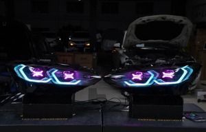 M3 G80 M4 G82 Laser RGB OSS Style Customized Version Dual DRL Upgrade Headlights Projector Headlamps for - Product Image 2