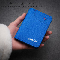 Dompet Kanvas Pendek Vertikal Grosir untuk Pria |   Dompet Jepit Uang Tipis dengan Tempat Kartu |   Dompet Pria Model Cash Wrap untuk Fashion Lintas Negara