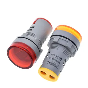 22MM AD16 type AC60-500V Mini Mètre de Tension LED Affichage Numérique AC Voltmètre Indicateur Lumière/Lampe Pilote