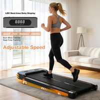 Tapis de marche inclinable électrique pour la maison et le bureau, avec écran LED, idéal pour la course et le fitness
