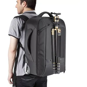 Outdoor Travel Professional Trolley Camera Bag Camera Bag on Wheels Waterproof Shockproof Camera & Video Bags Backpack