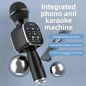 Micrófono Inalámbrico Capacitivo para Niños con Rotación de 360° y Altavoz Integrado - Uso Doméstico, Canto, Karaoke, Todo en <span class=keywords><strong>Uno</strong></span> - Product Image 4