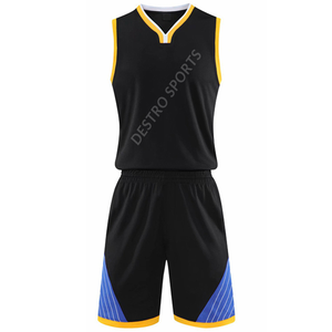 Uniformes de baloncesto sin mangas de secado rápido, venta al por mayor, conjunto de uniformes de baloncesto, conjuntos de uniformes de baloncesto reversibles para jóvenes personalizados - Product Image 6