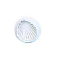 3 Stks/set 3D Fondant Cakevorm Gereedschappen Blauw Grote Beroemde Sea Shell Vorm Bakvormen Sugarcraft Mold Cookies Cutter Cake Tool