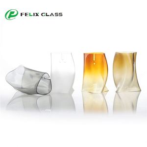 FELIX GLASS OEM - Pantalla de Lámpara de Vidrio de Borosilicato Transparente, Hecha a Mano, Moderna y Ecológica, para Lámparas de Techo de Interior - Product Image 2