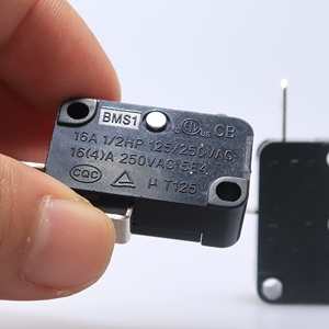 Microinterruttore a 2 pin 16A 250V con involucro in bachelite e contatti in argento - Product Image 5