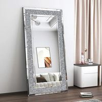 Salon Extérieur Console Autocollant De Luxe Montage Panneaux Personnalisés Miroir Mural Décor À La Maison Miroirs Modernes Décor Mur