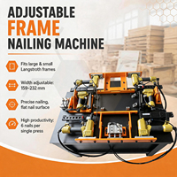 Bienenrahmen-Heftmaschine 360 Stück/Stunde Pneumatische Langstroth Bienenrahmen-Nagelmaschine für 159-232mm Bienenstockrahmen