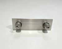 Ensemble de composants de connexion pour rail de toit de type rouleau, surface métallique traitée pour système de rail de toit industriel