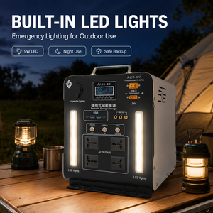 Generador Solar Portátil SOLAN de 2300W 150Ah LiFePO4 con Puerto de Encendedor de Cigarrillos de 220V AC DC24V y Luz LED para Acampar en Autocaravanas - Product Image 1