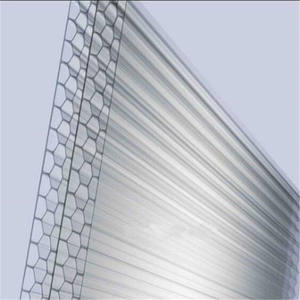 Feuille et <span class=keywords><strong>panneau</strong></span> en <span class=keywords><strong>plastique</strong></span> de polycarbonate bon marché en nid d'abeille de 6mm pour serre - Product Image 6