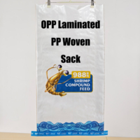Sacs tissés en PP laminés OPP blancs de 25 kg et 50 kg, couture centrale arrière, haute résistance