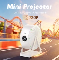 Mini Proyector Inteligente S35 para Juegos, Cine en Casa, WiFi Inalámbrico, Duplicación de Pantalla, Resolución HD 1280X720P, 120ANSI Lúmenes, para Exteriores