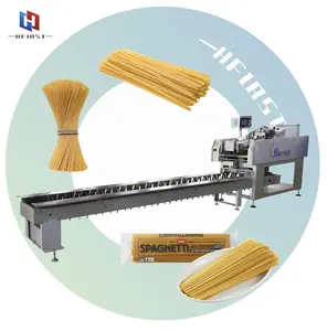 Ekran dokunmatik ayarı ile otomatik HFIRST spagetti tartı makarna sopa erişte tartma paketleme makinesi 100-1000g