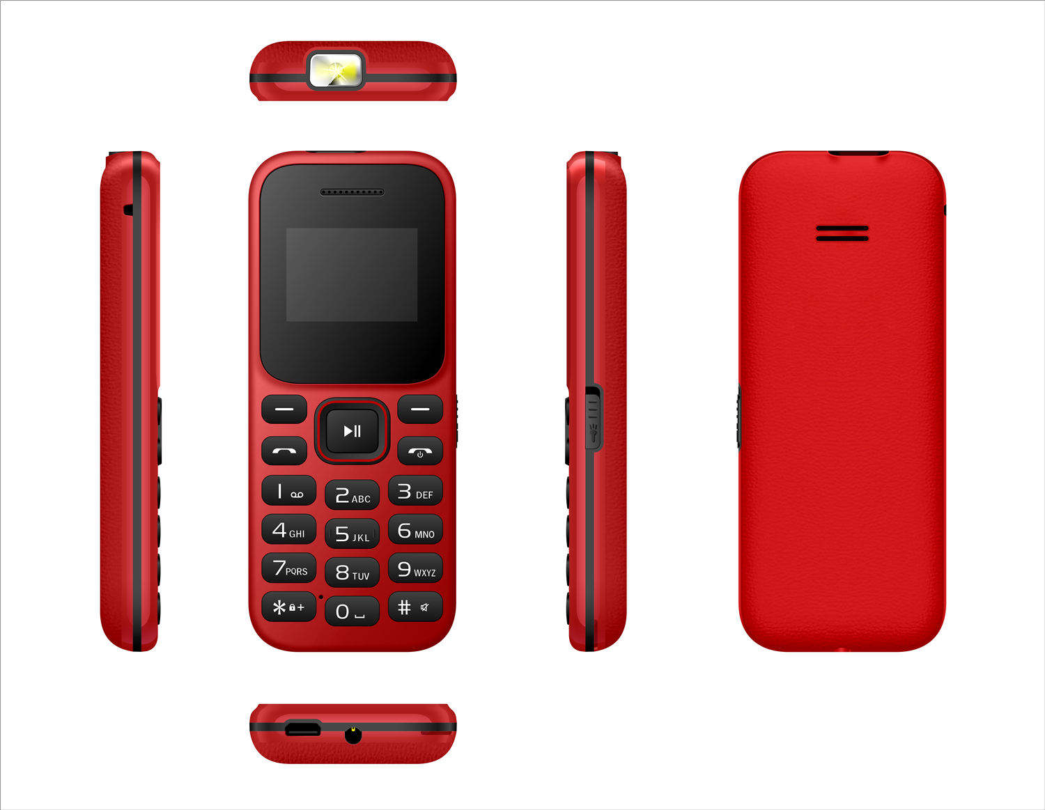 Less Than USD5 Cheap Monochrome Phone 1.44 Inch bar Basic Cheap 2G