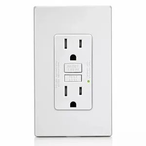 GT American standard self test uI gfci outlet 15 amp 125 volt cheap price white outlet gfci duplex receptacle for room