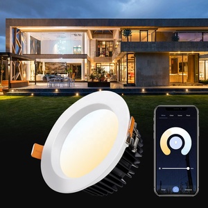 5 năm bảo hành ZigBee thông minh Downlight <span class=keywords><strong>15W</strong></span> 20W 24W 30W CCT có thể thay đổi và thay đổi độ sáng nhúng Led Downlight - Product Image 1