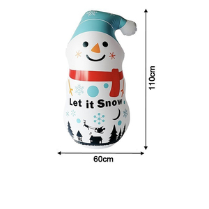 Vaso de PVC Juguetes Inflable Papá Noel Muñeco de nieve Decoración de fiesta de Navidad - Product Image 3