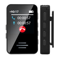 Reproductor MP3 de 2.4 Pulgadas con Bluetooth, Clip Trasero, Libro Electrónico, Altavoz Integrado, Reproducción de Video, Grabación, Audio HiFi y Batería de Larga Duración