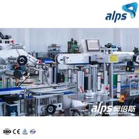 Machine automatique d'étiquetage d'autocollants de bouteilles en plastique/verre