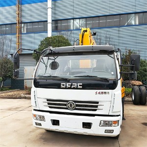 Camion-grue hydraulique télescopique de 5 tonnes, petit camion-grue 4x2, camion de transport avec grue à vendre - Product Image 5
