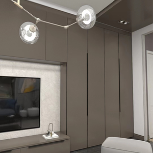 Meubles <span class=keywords><strong>de</strong></span> salon modernes et minimalistes en bois massif, armoires TV sur mesure, armoires <span class=keywords><strong>de</strong></span> cuisine, design tout-en-un - Product Image 3