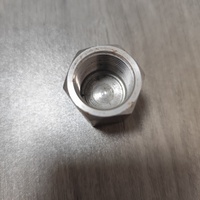Écrou hexagonal en acier inoxydable 201 poli, accessoire pour tuyau tressé, raccord flexible, écrous de plomberie, CLASSE 4 1/2, filetage gauche