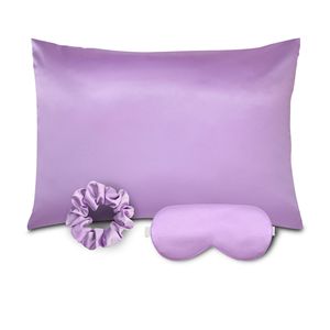 Wholesales Price Hair Band Eyes Mask Cooling Silk Pillowcase Printing Custom Logo Luxury Hotel <strong>Pillow</strong> <strong>Cover</strong> - Product Image 5