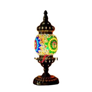 סיטונאי דקורטיבי תורכי אורות שולחן מרוקאיות מסורתיות טורקית פסיפס זכוכית שולחן מנורות - Product Image 5