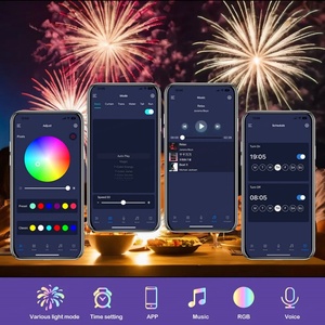 Lumières de feux d'artifice RGB à haute luminosité, à éclat uniforme, faible consommation d'énergie, USB 5V, pour les fêtes, Noël, Nouvel An, décoration de la maison - Product Image 3