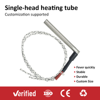 Cartouche chauffante électrique haute résistance à la température 12V 24V 50W 60W pour imprimante 3D, compatible Reprap Prusa I3 Hot End