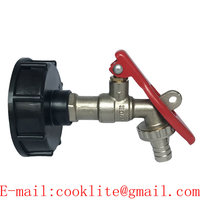 Valvola Con Rubinetto a Leva 1/2 "Per Tanica Acqua IBC