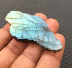 หินลาบราดอไรต์จากธรรมชาติ,ชิ้นส่วนสำหรับตกแต่งชิ้นงานอัญมณีทรงหลวมคุณภาพเยี่ยม - Product Image 2