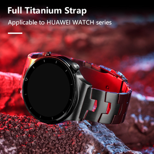 Bracelet universel en métal titane pour montre HUAWEI GT3 Pro <span class=keywords><strong>46mm</strong></span>/GT3 <span class=keywords><strong>GT2</strong></span> <span class=keywords><strong>46mm</strong></span>/<span class=keywords><strong>GT2</strong></span> Pro 22mm Bracelet de montre lien de suppression rapide - Product Image 2