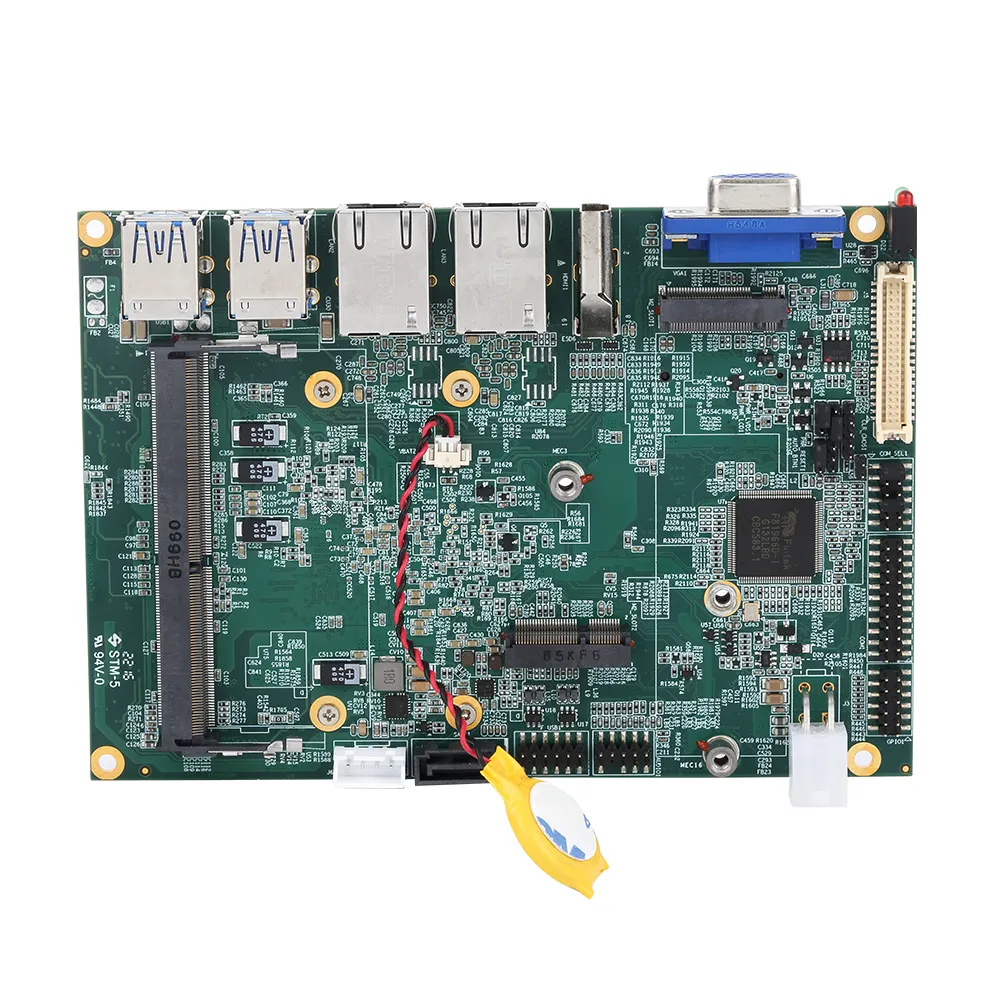 Graphic HD motherboard 146mm*101mm J6412 Fanless Embedded Board with 6 Rs232 com for Charging Pile