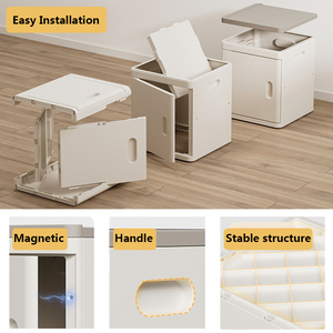 Stackable lưu trữ từ bin nhựa lưu trữ trẻ em hộp đồ chơi ngăn kéo tổ chức cho nhà tổ chức quần áo - Product Image 6