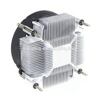SURANUS T300 dissipateur thermique en aluminium à prise Intel à profil bas 3.6W refroidisseur de processeur de processeur dissipateur de chaleur pour ventilateurs d'ordinateur et refroidissement