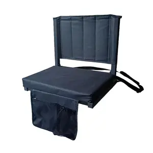 אצטדיון מושב עבור מלבין עם כרית מרופדת מתקפל אצטדיון מושבי כיסאות מתקפל עם תמיכה לאחור כתף