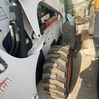 Bobcat Skid Steer Loader S300 Mini Wheel Backhoe Loader kecil 2ton 3ton dengan sertifikat CE
