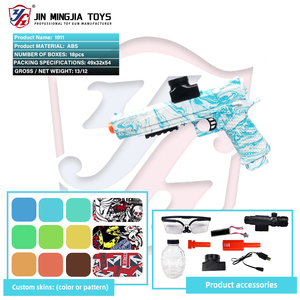 ปืนของเล่นพลาสติกยิงกระสุนเจลนิ่มไฟฟ้า รุ่น <span class=keywords><strong>M1911</strong></span> ปี 2024 และปืนเจลบอลส์ - Product Image 3